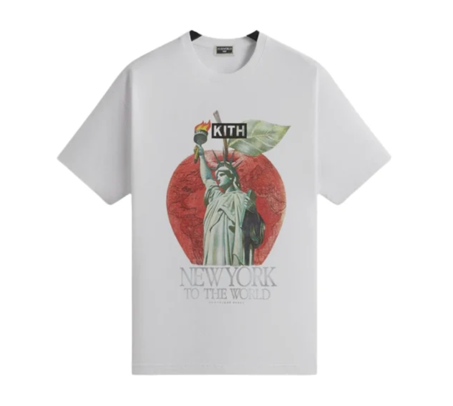 Kith New York to the World Vintage Tee White