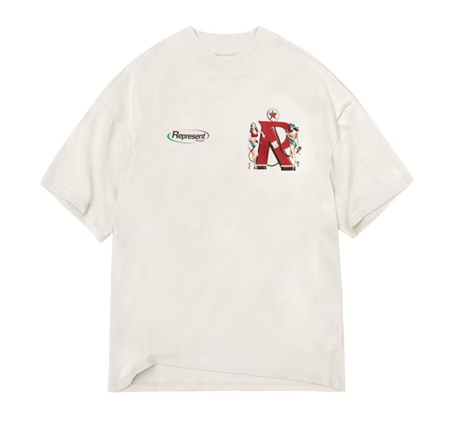 Represent Premium T-Shirt Flat White