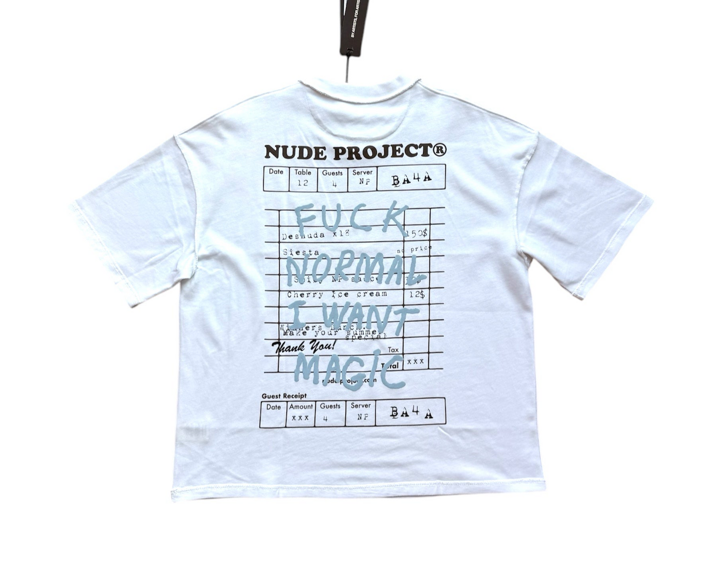 Tee Nude Project Fuck Normal White