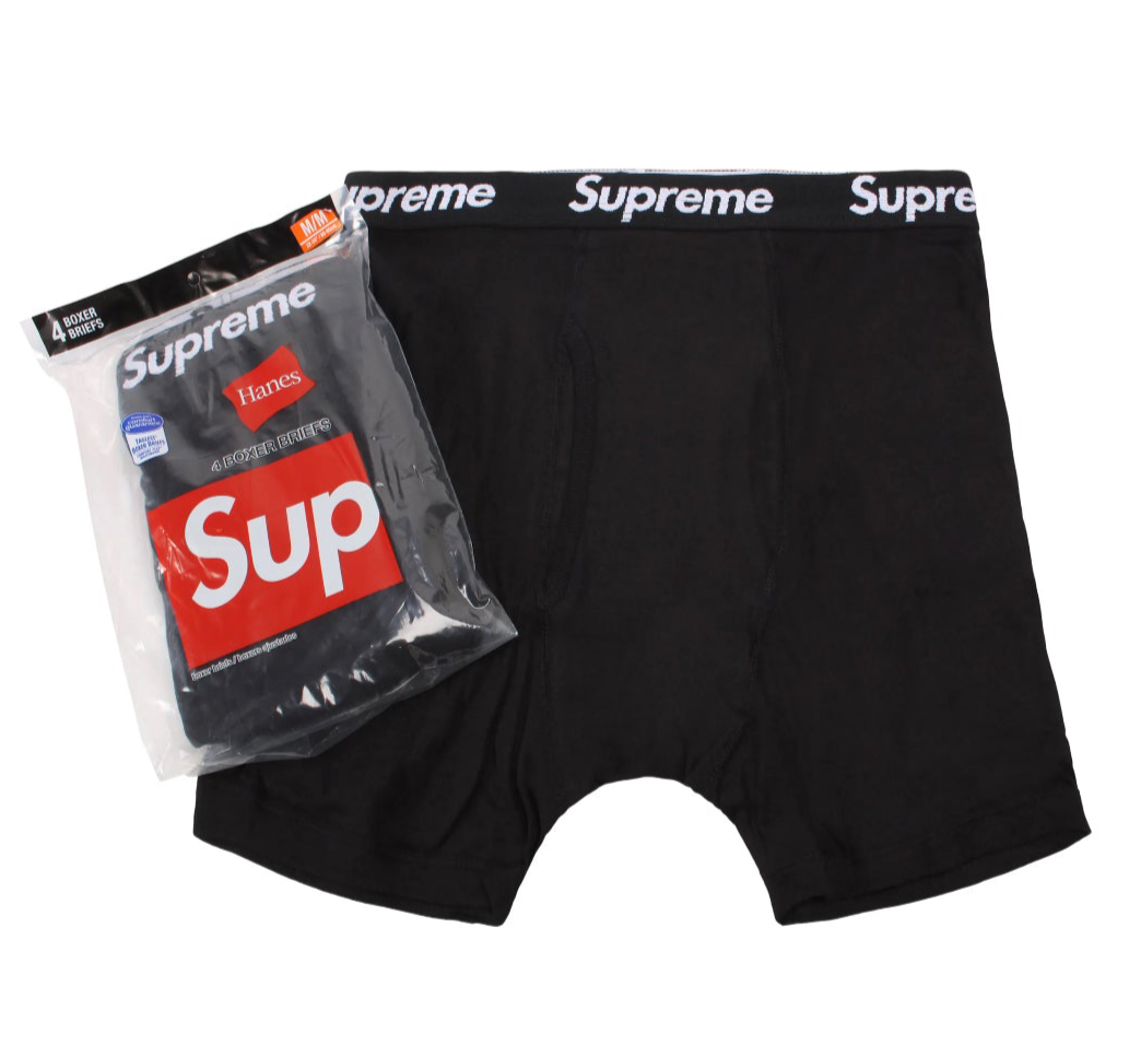 Supreme Hanes Boxer Black