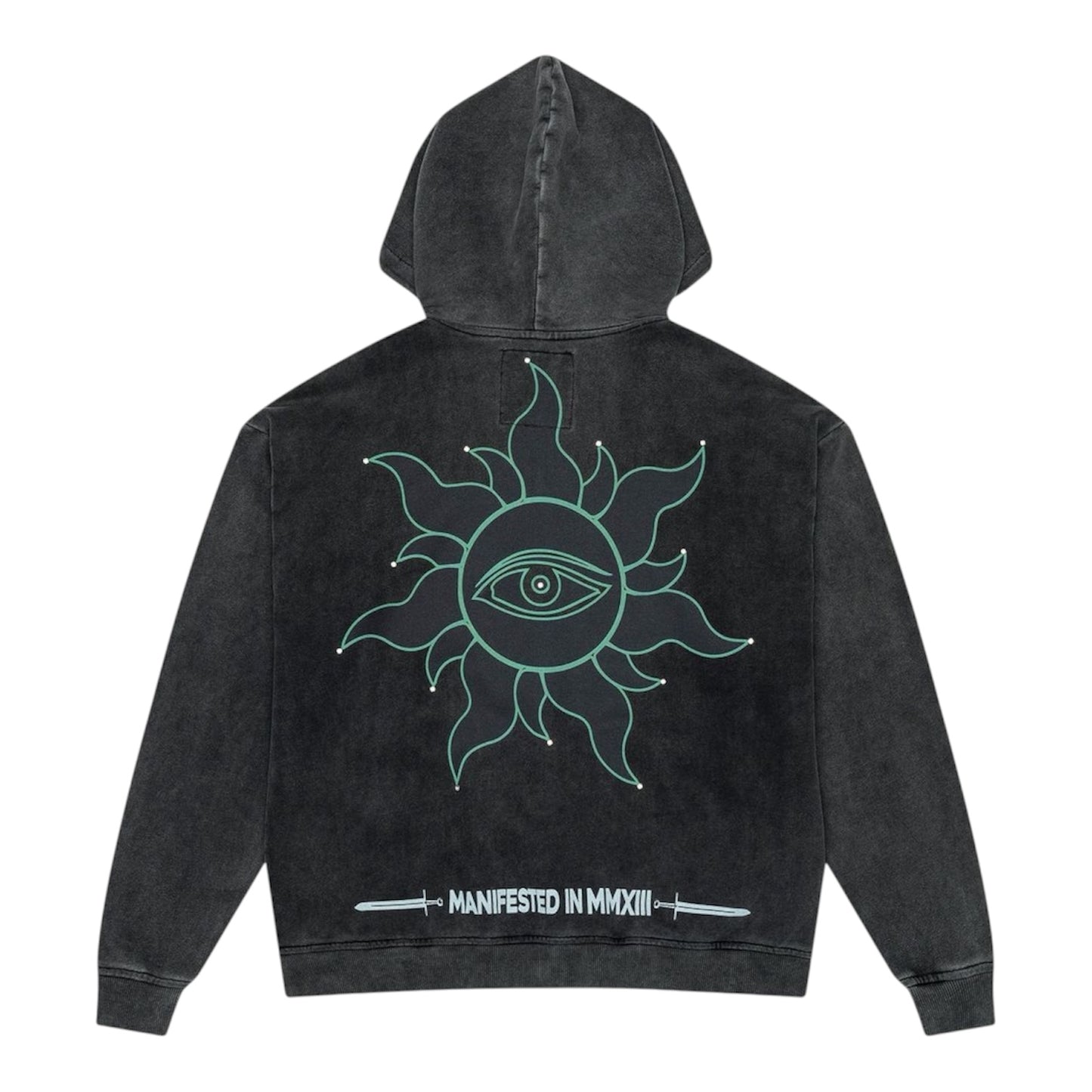 Hoodie Zip Up Godspeed Sunken Liberty Grey Wash