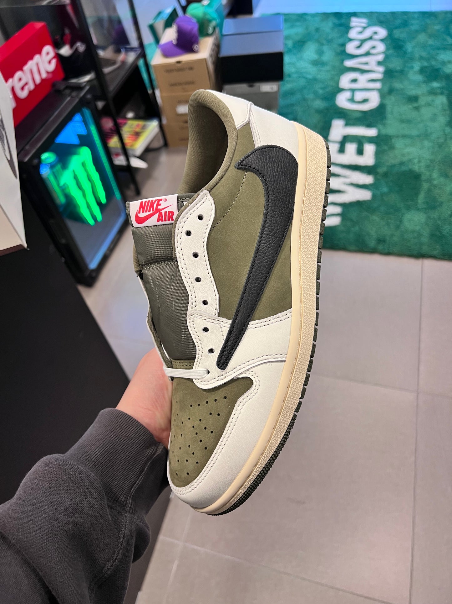 Jordan 1 Low OG SP Travis Scott Medium Olive