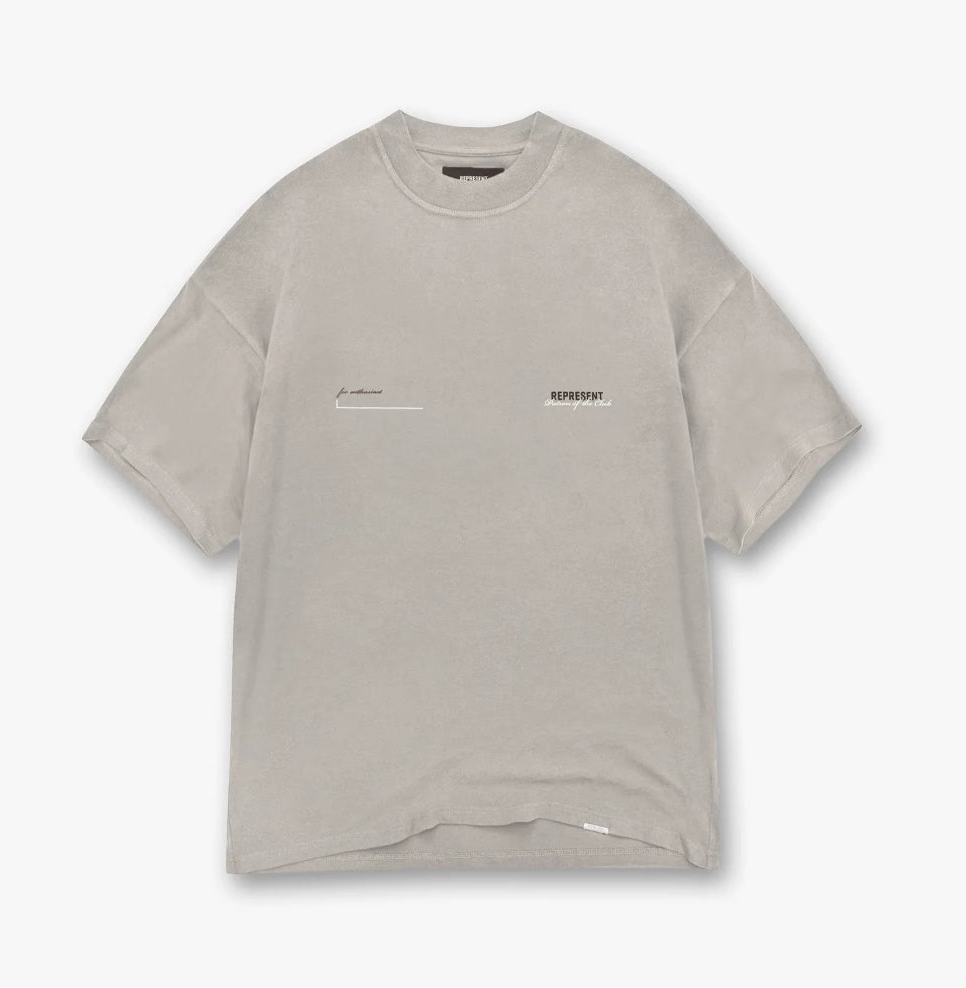 Represent Of The Club T-Shirt Mudstone