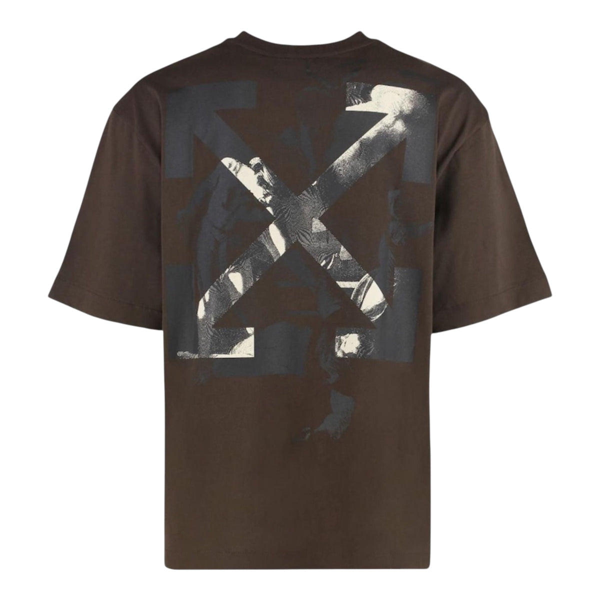 OFF-WHITE Martyrdom Arrow Skate Short Sleeve T-Shirt Brown — 2