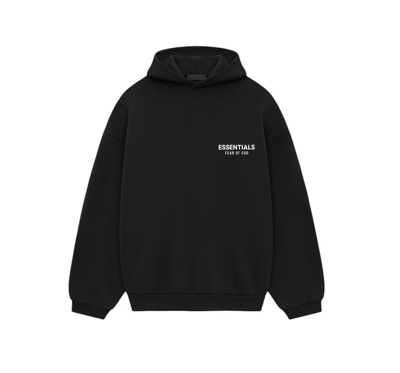 Fear Of God Essentials Fleece Hoodie Black