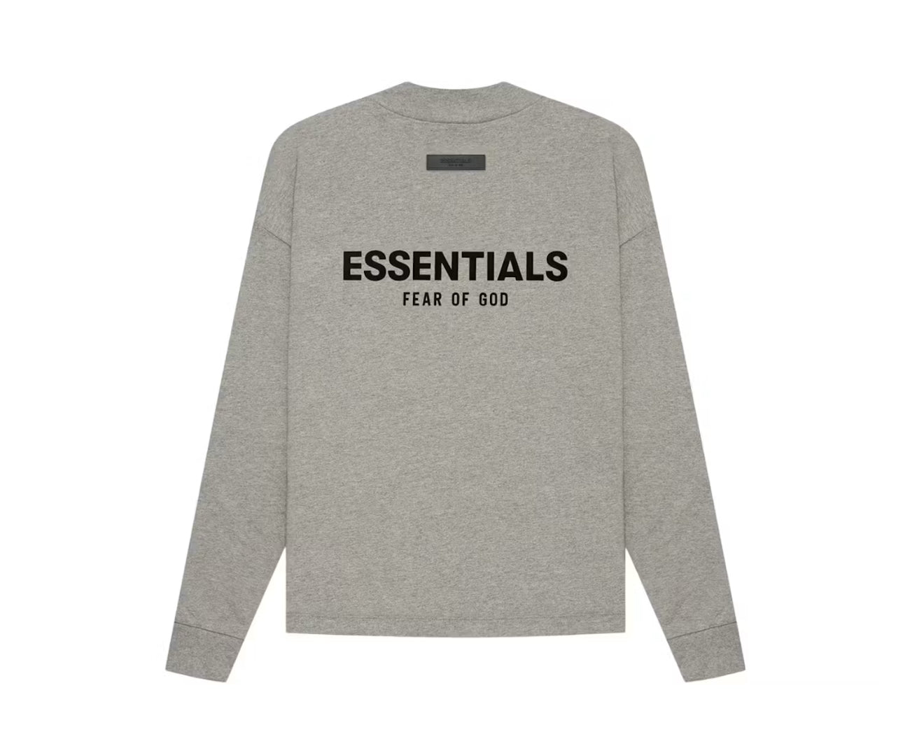 Fear of God Essentials L/S T-Shirt SS22 Dark Oatmeal (Usada)