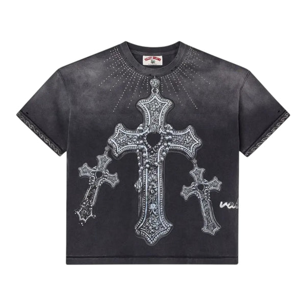 T-Shirt Valley Pierced Black