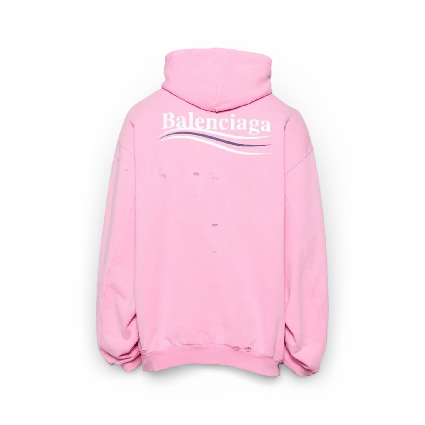 Hoodie Balenciaga Pink Political Campaign Layared