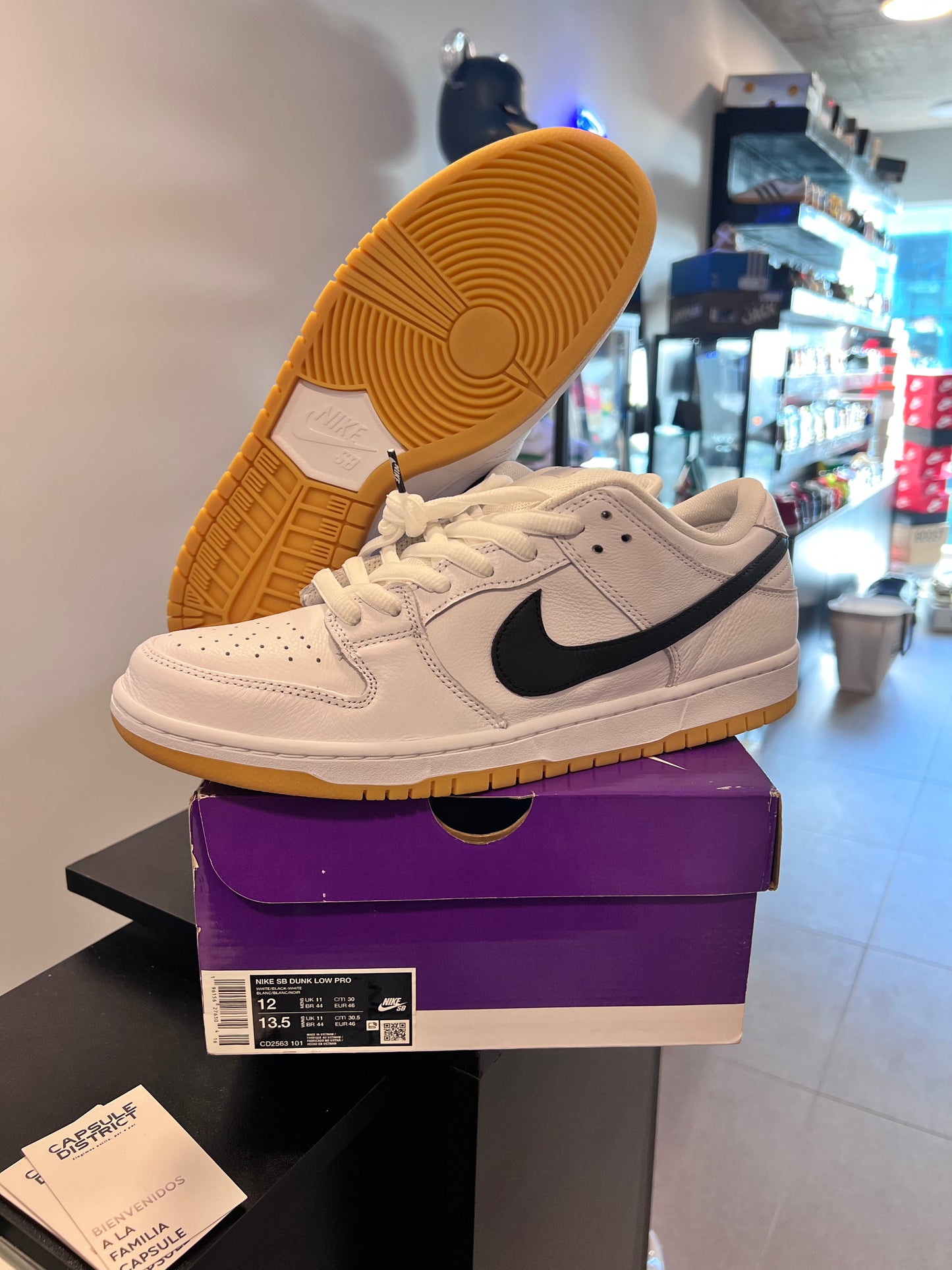 Nike SB Dunk Low White Gum