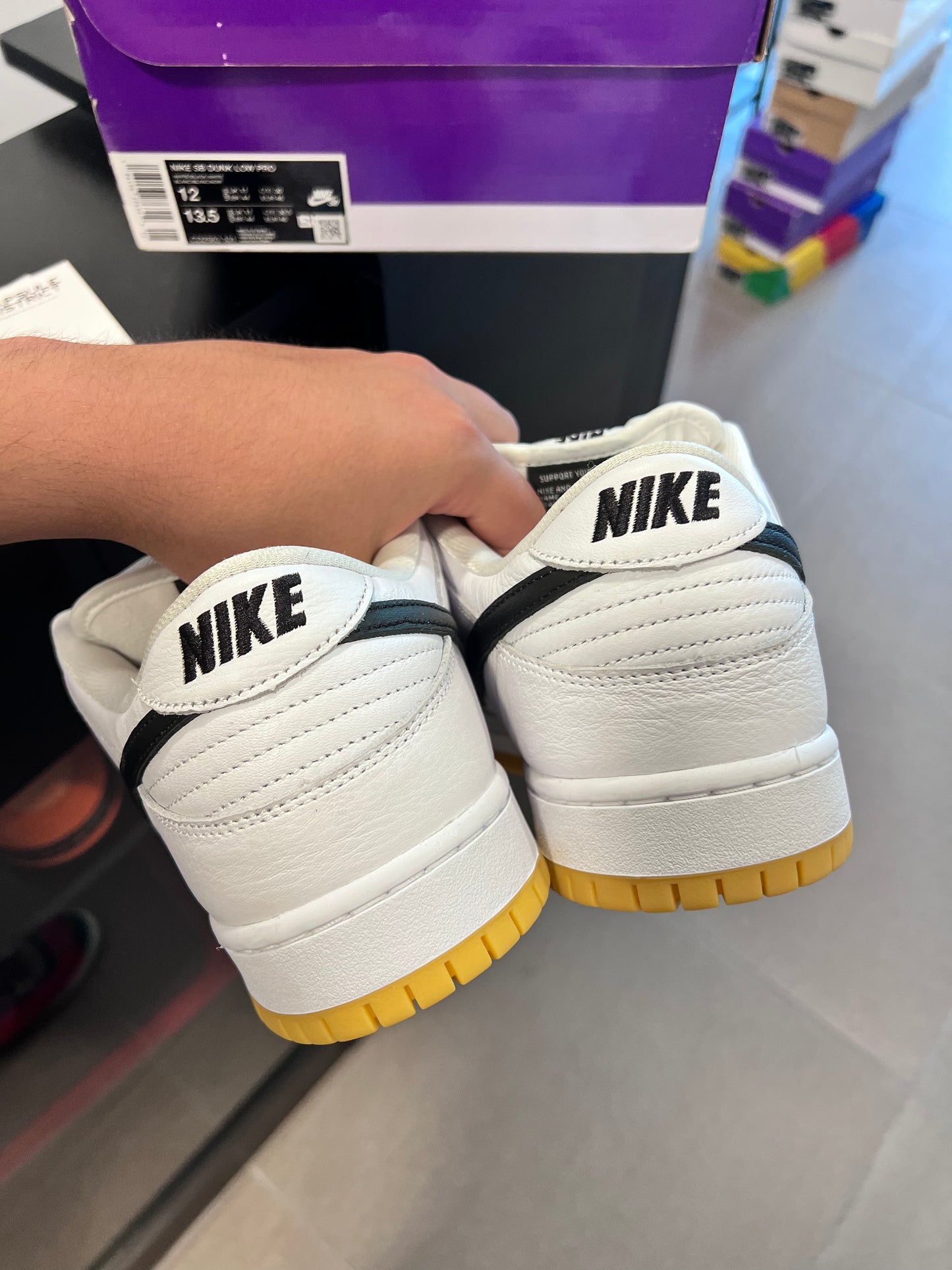 Nike SB Dunk Low White Gum