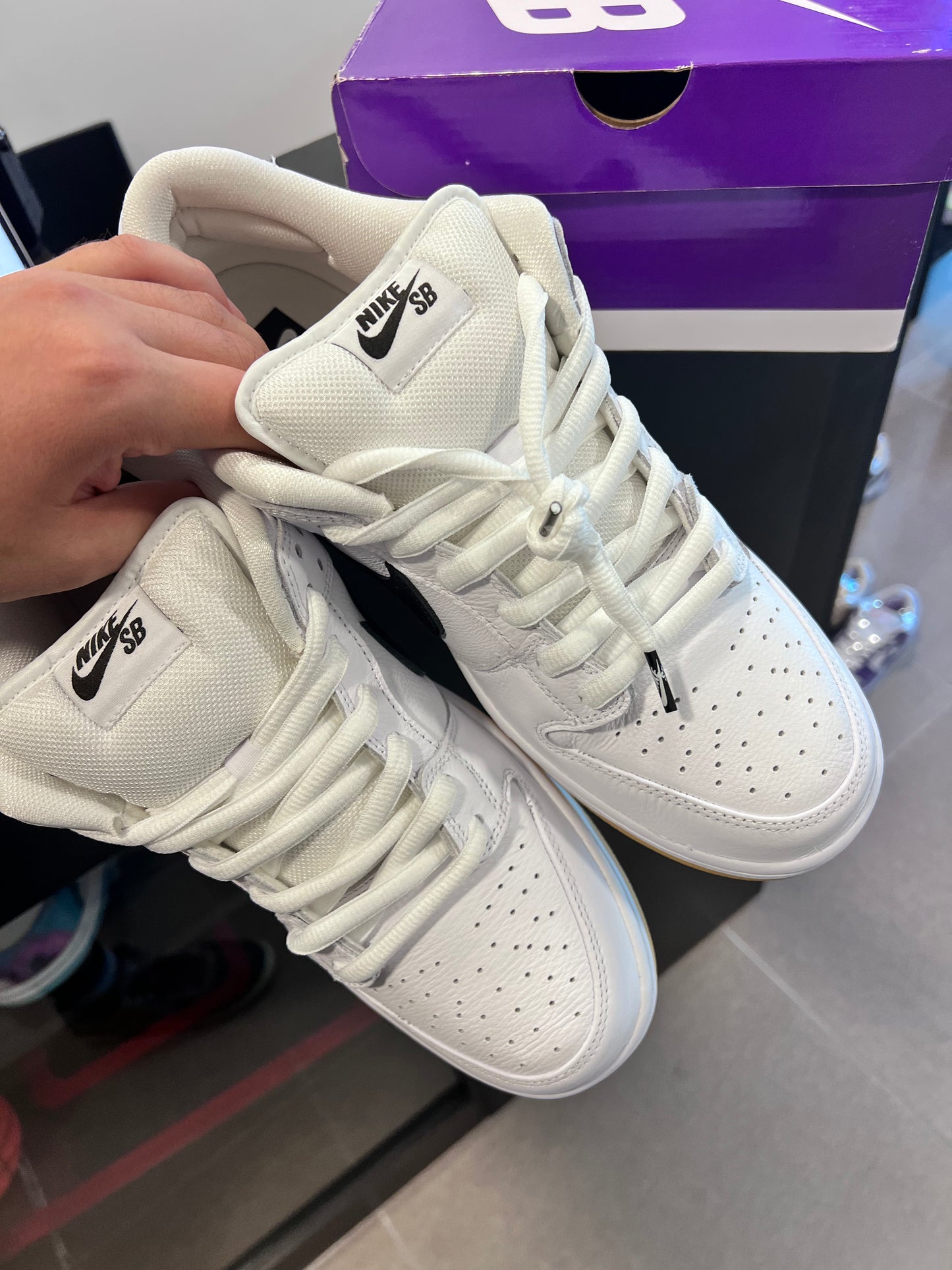 Nike SB Dunk Low White Gum