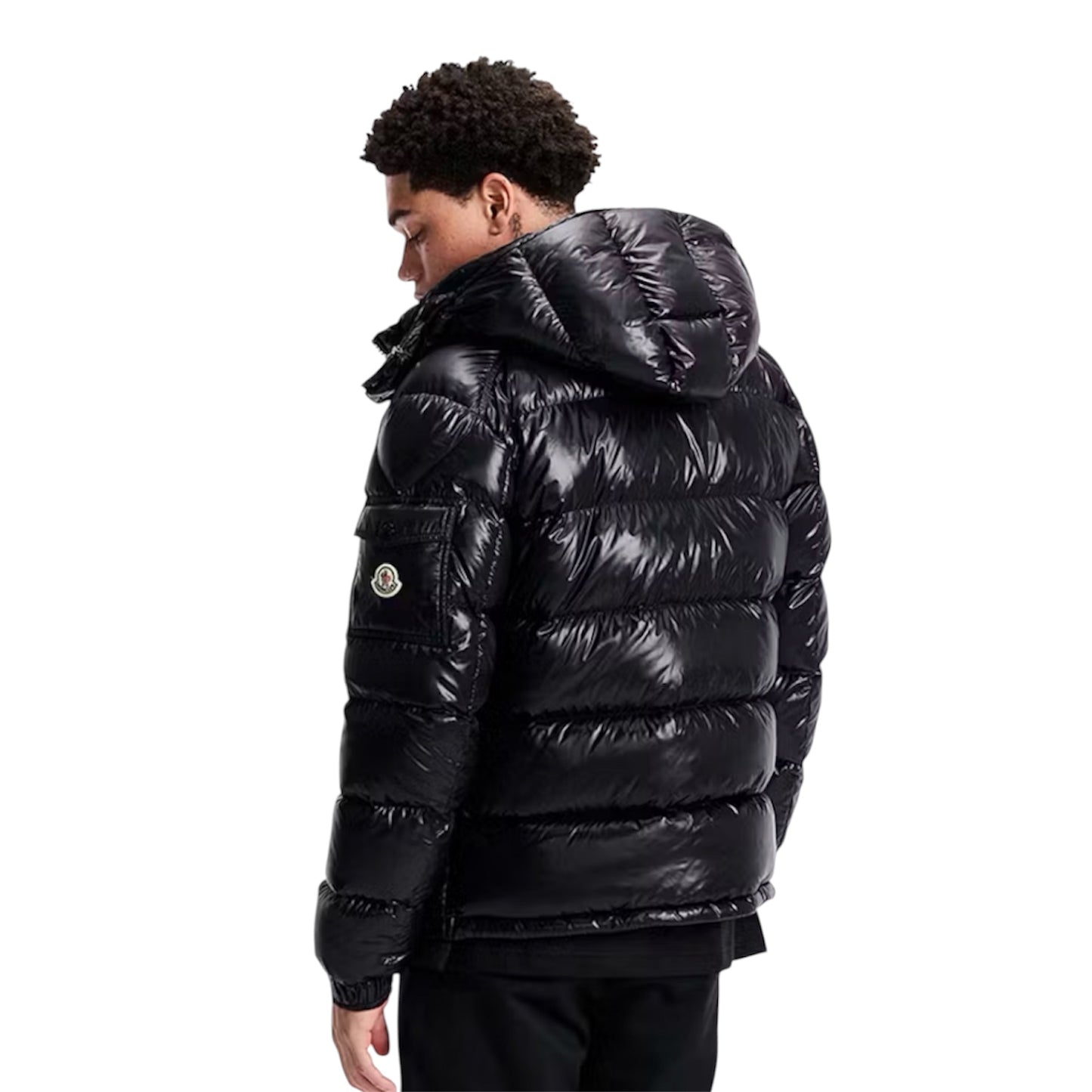 Moncler Maya Short Down Jacket Black