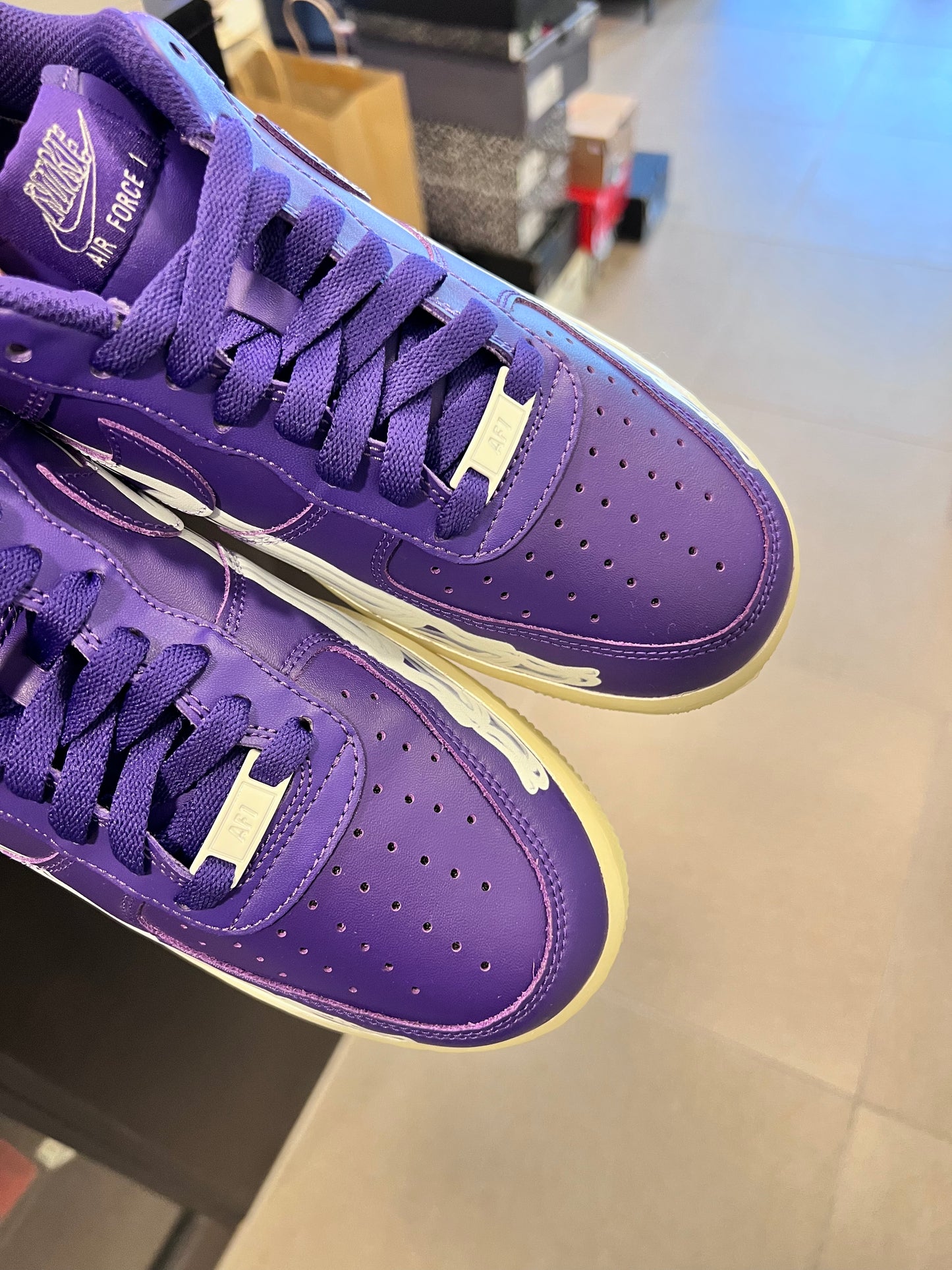 Nike Air Force 1 Low '07 QS
Purple Skeleton Halloween (2021)