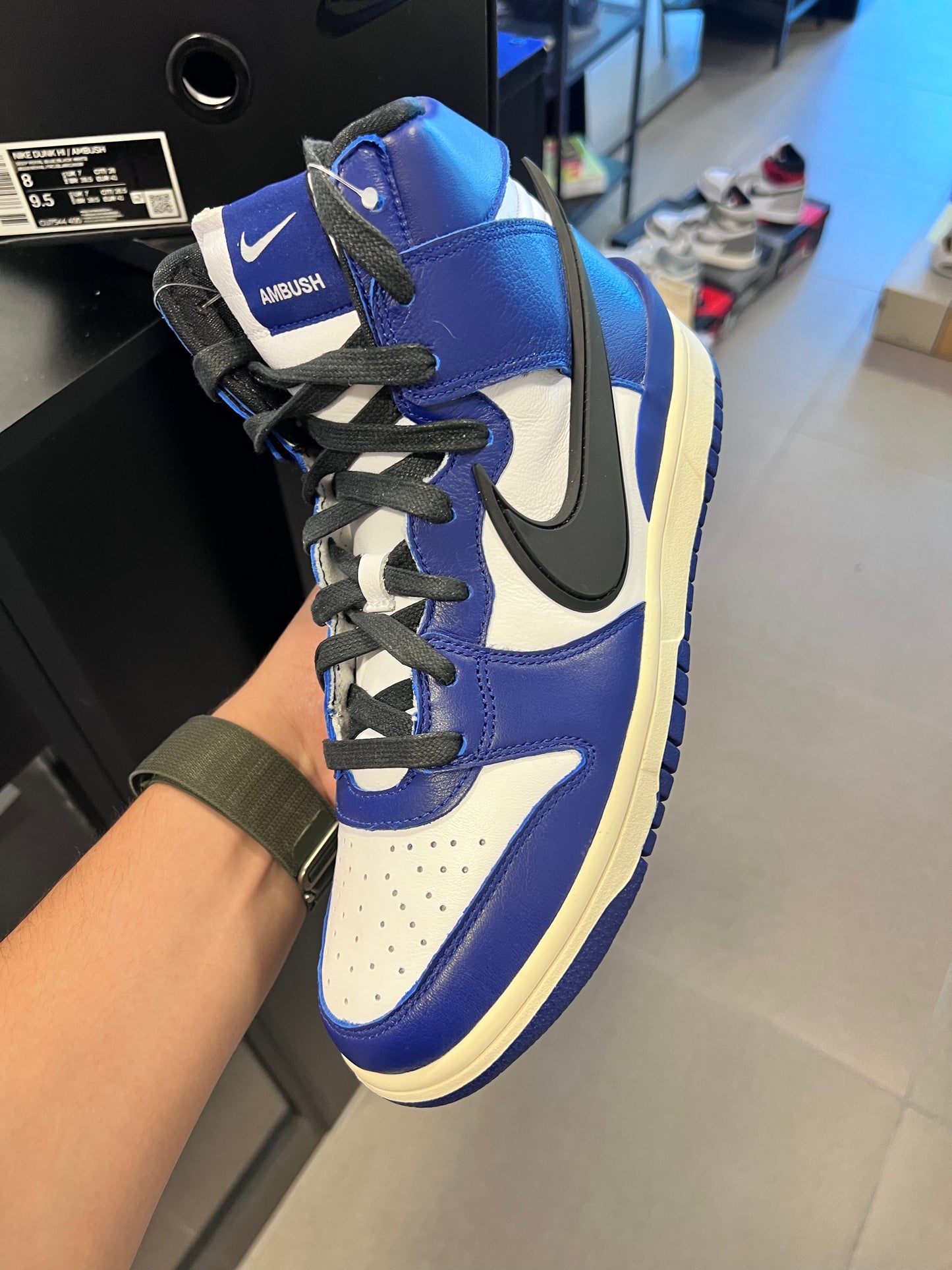 Nike Dunk High
AMBUSH Deep Royal
