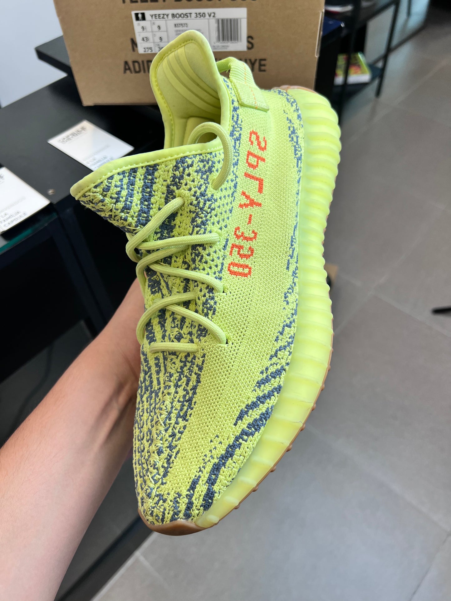 Adidas Yeezy Boost 350V2 Semi Frozen Yellow