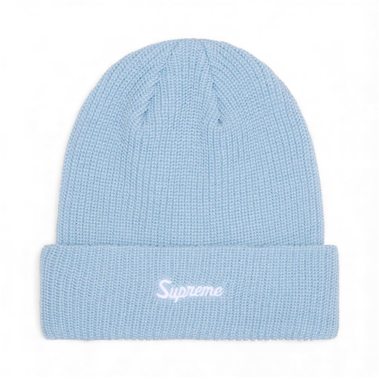 Supreme Loose Gauge Beanie Light Blue