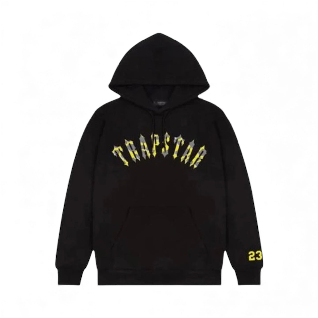 Hoodie Trapstar Black / Yellow