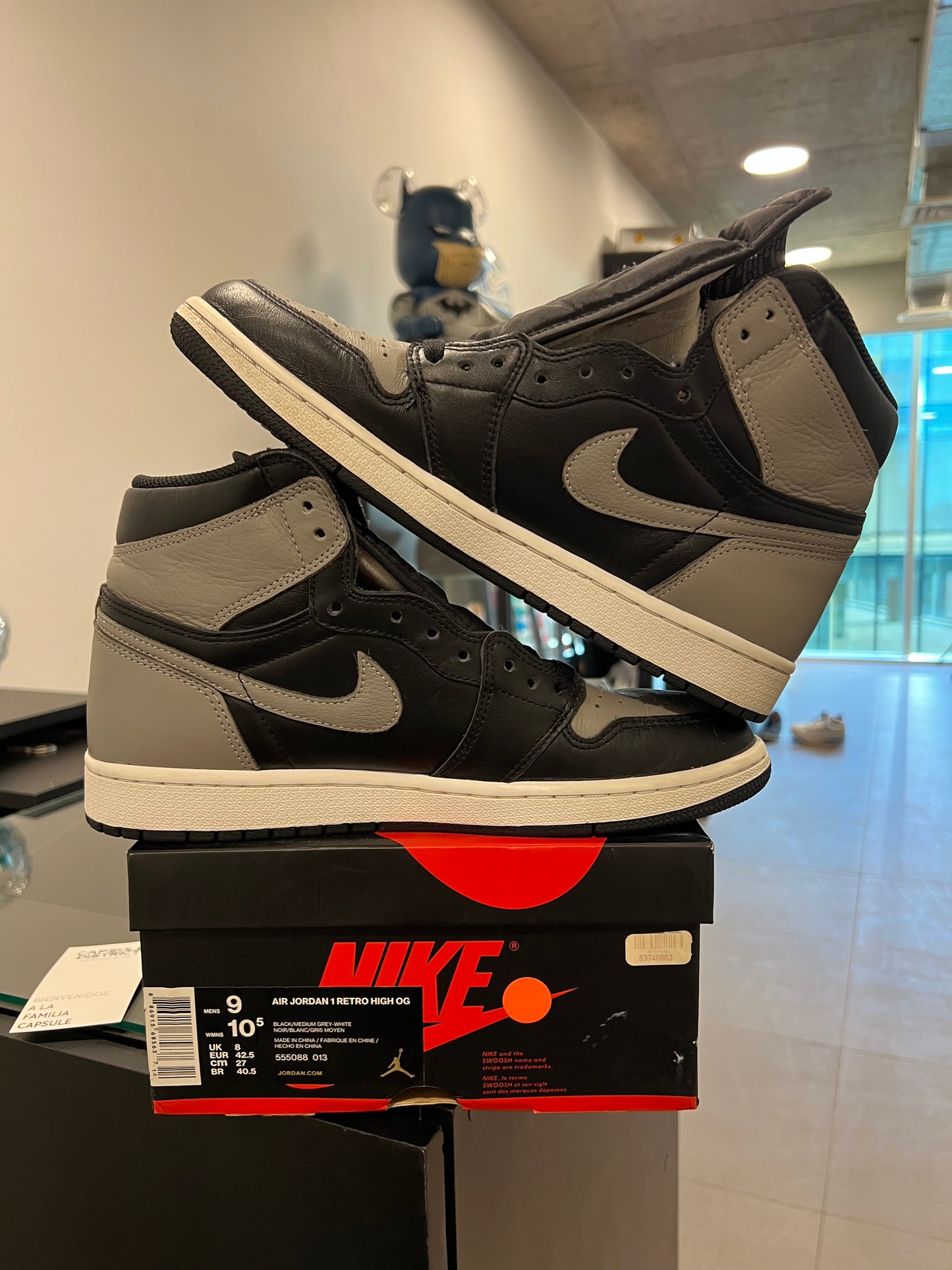 Air Jordan 1 Retro High Shadow (2018) / (PADS)