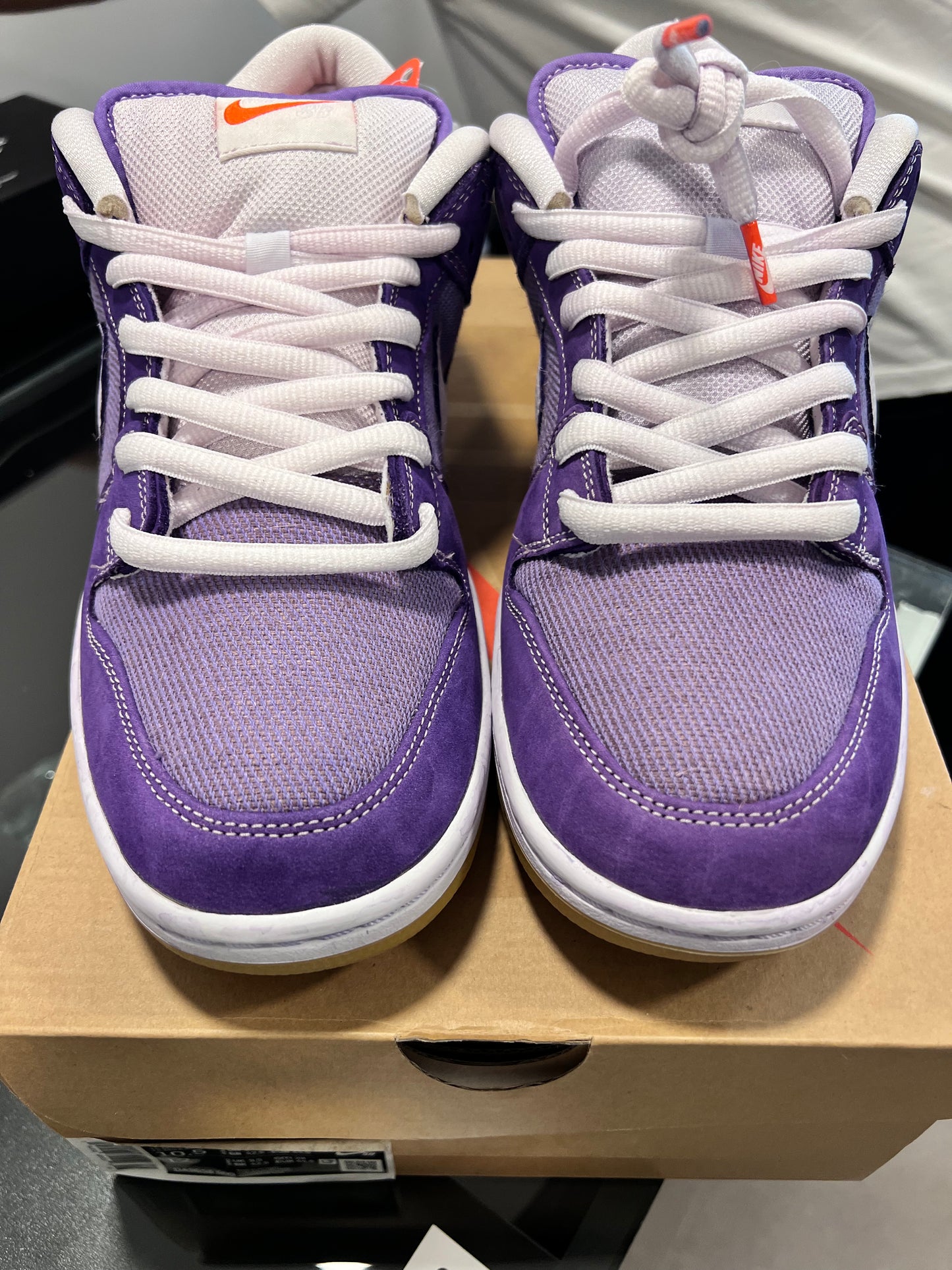 Nike SB Dunk Low Pro ISO
Orange Label Unbleached Pack Lilac