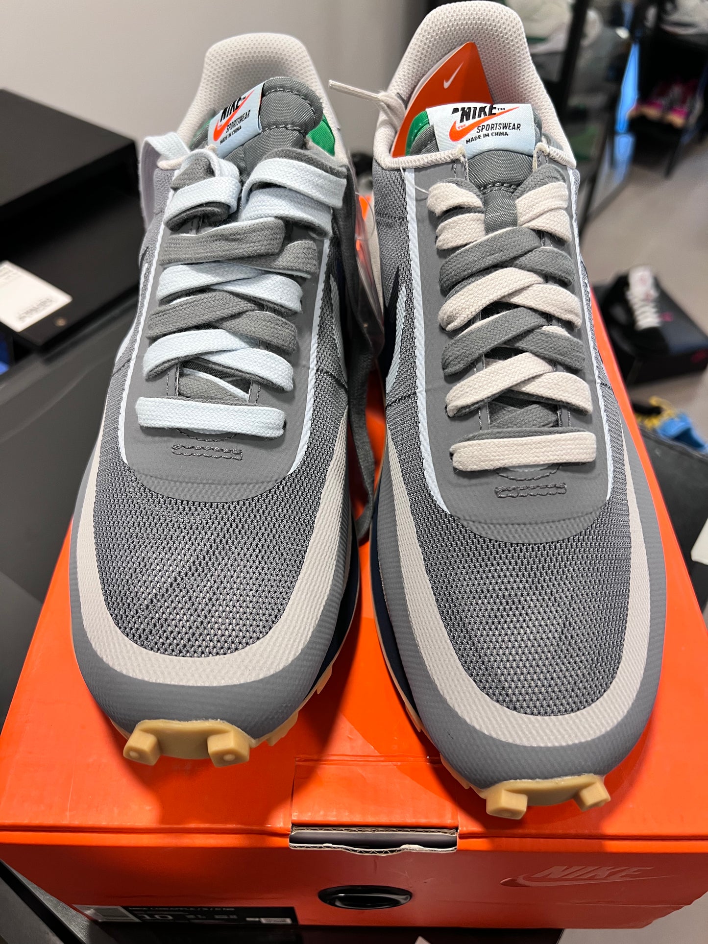 Nike LD Waffle
sacai CLOT Kiss of Death 2 Cool Grey