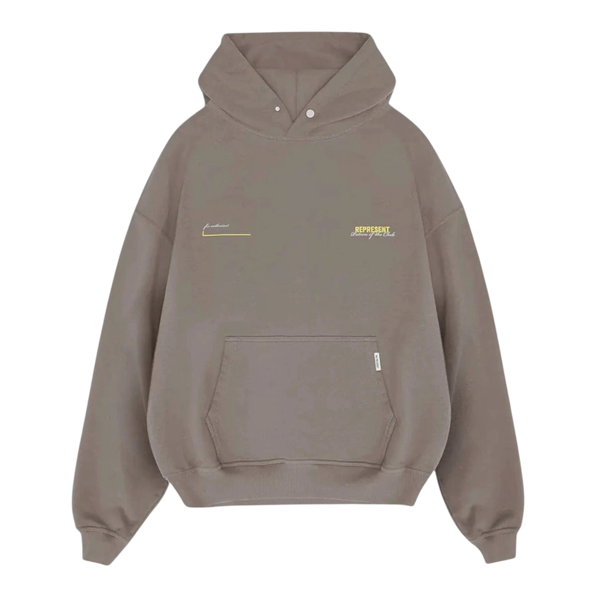 Represent Patron Of The Club Hoodie - Washed Olive