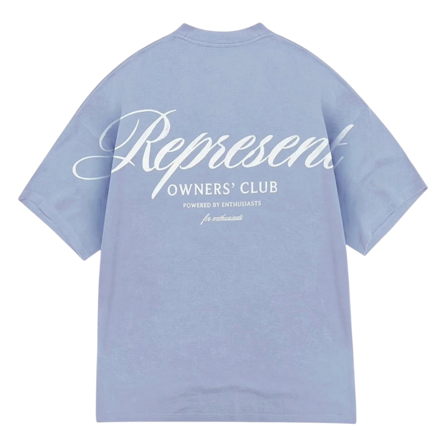 Represent Owners Club Script T-Shirt - Dusty Blue