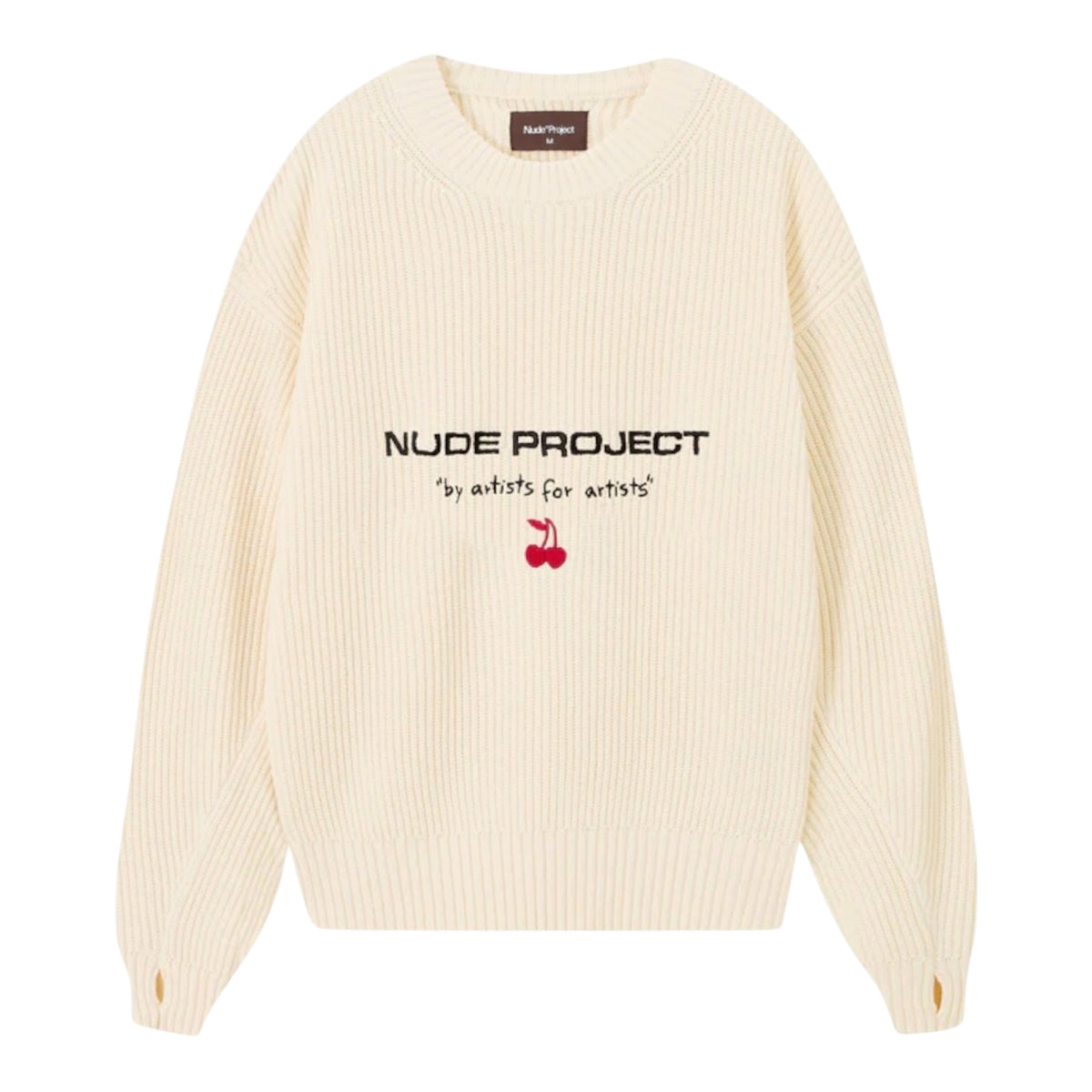 Nude Project Jersey Wavy Blanco Crema