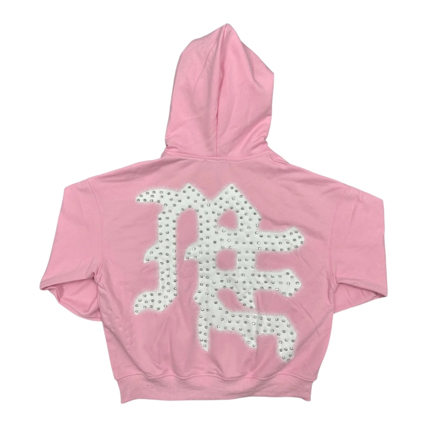 Hoodie Zip Up Mixed Emotion Pink End
