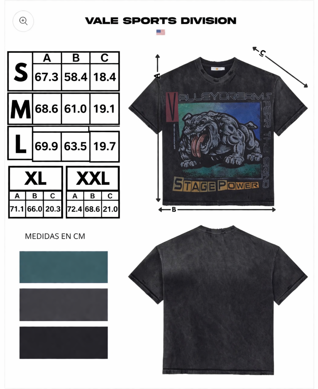 T-Shirt Valley Big Stage Black