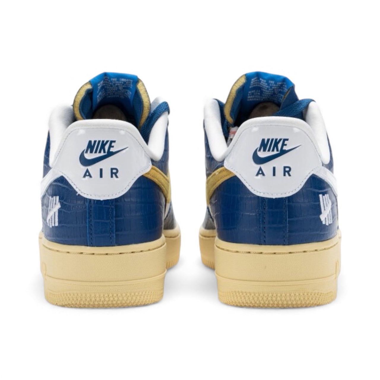 Nike Air Force 1 Low SP Undefeated 5 On It Blue Yellow Croc