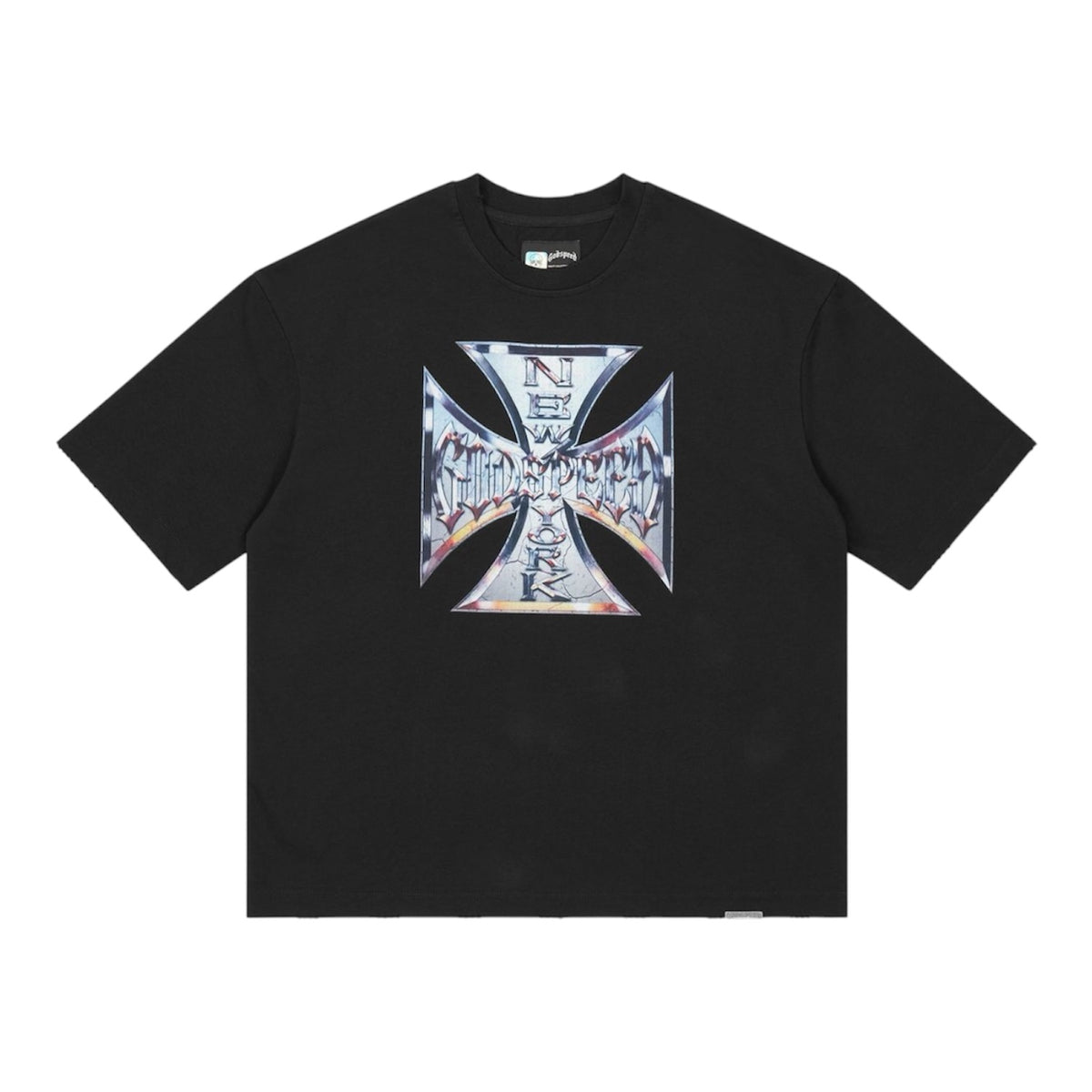 T-Shirt Godspeed Chrome Motto Black
