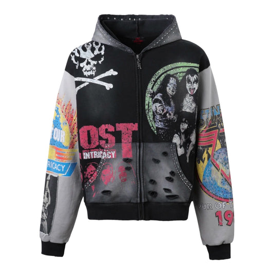 Hoodie Zip Up Lost Intricacy America 2