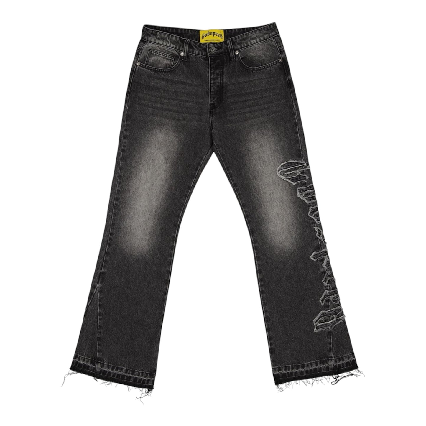 Denim Flared Godspeed OG Logo Grey Wash