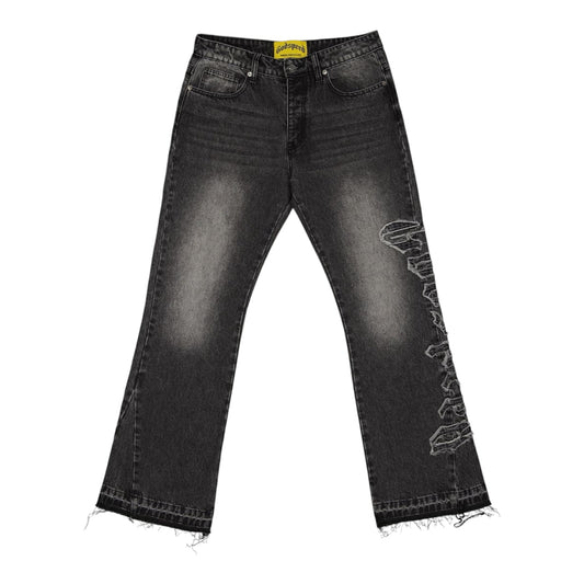 Denim Flared Godspeed OG Logo Grey Wash