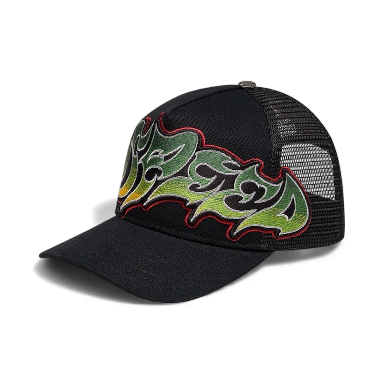 GS Neo Trucker Hat (Black/Yellow/Red)