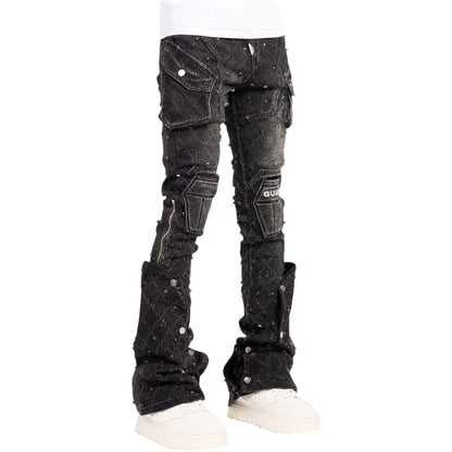 Denim GP Obsidian Black Coffin Arc Embellished