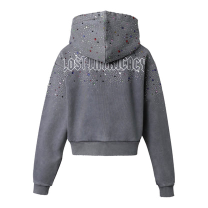 Hoodie Zip Up Lost Intricacy Women’s Stone Wash Inverse 2.0