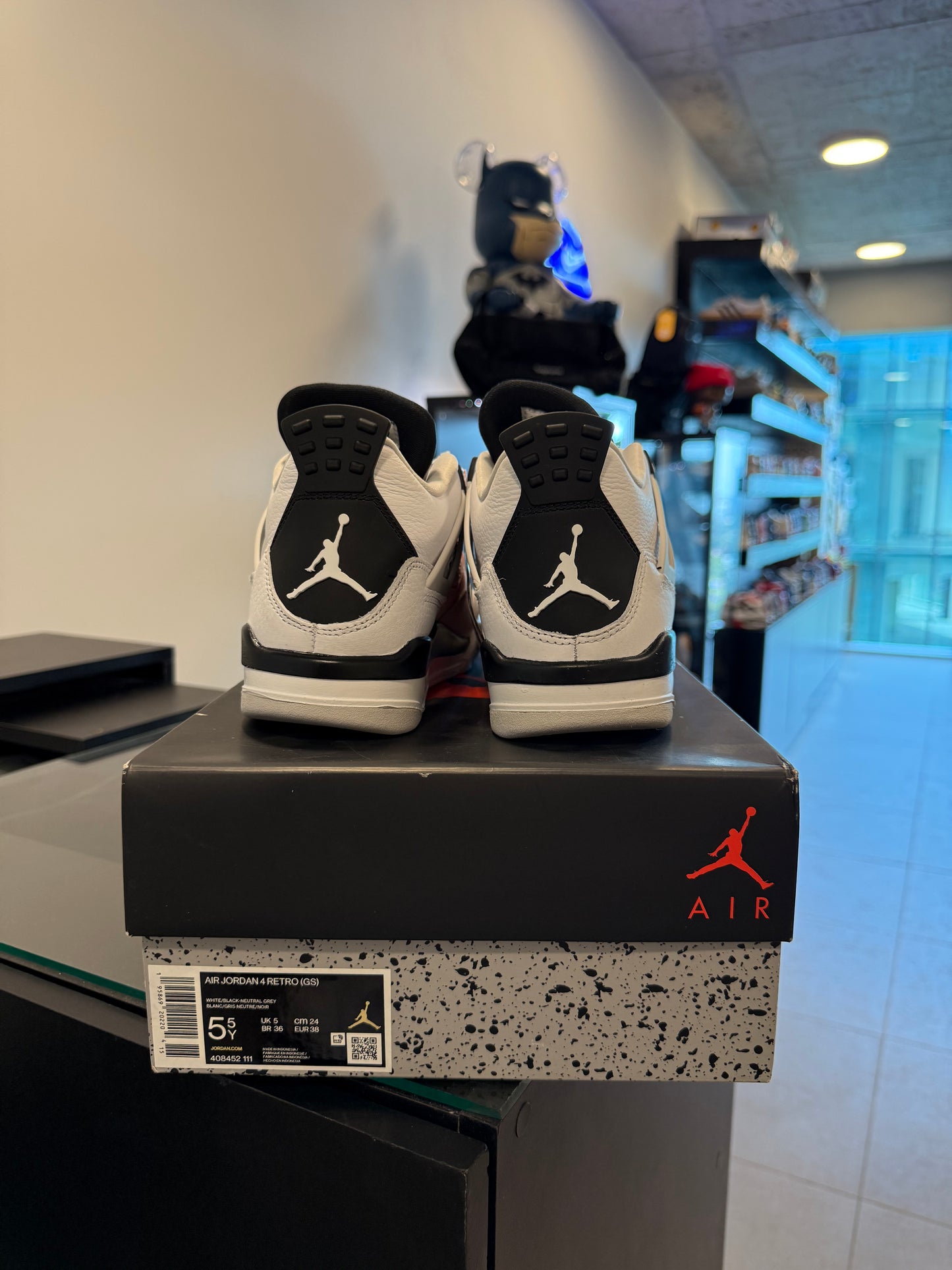 Jordan Retro 4 Military Black (GS)