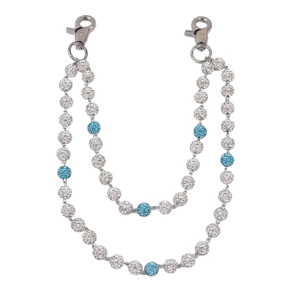 Pocket Chain Silver/Ligth Blue