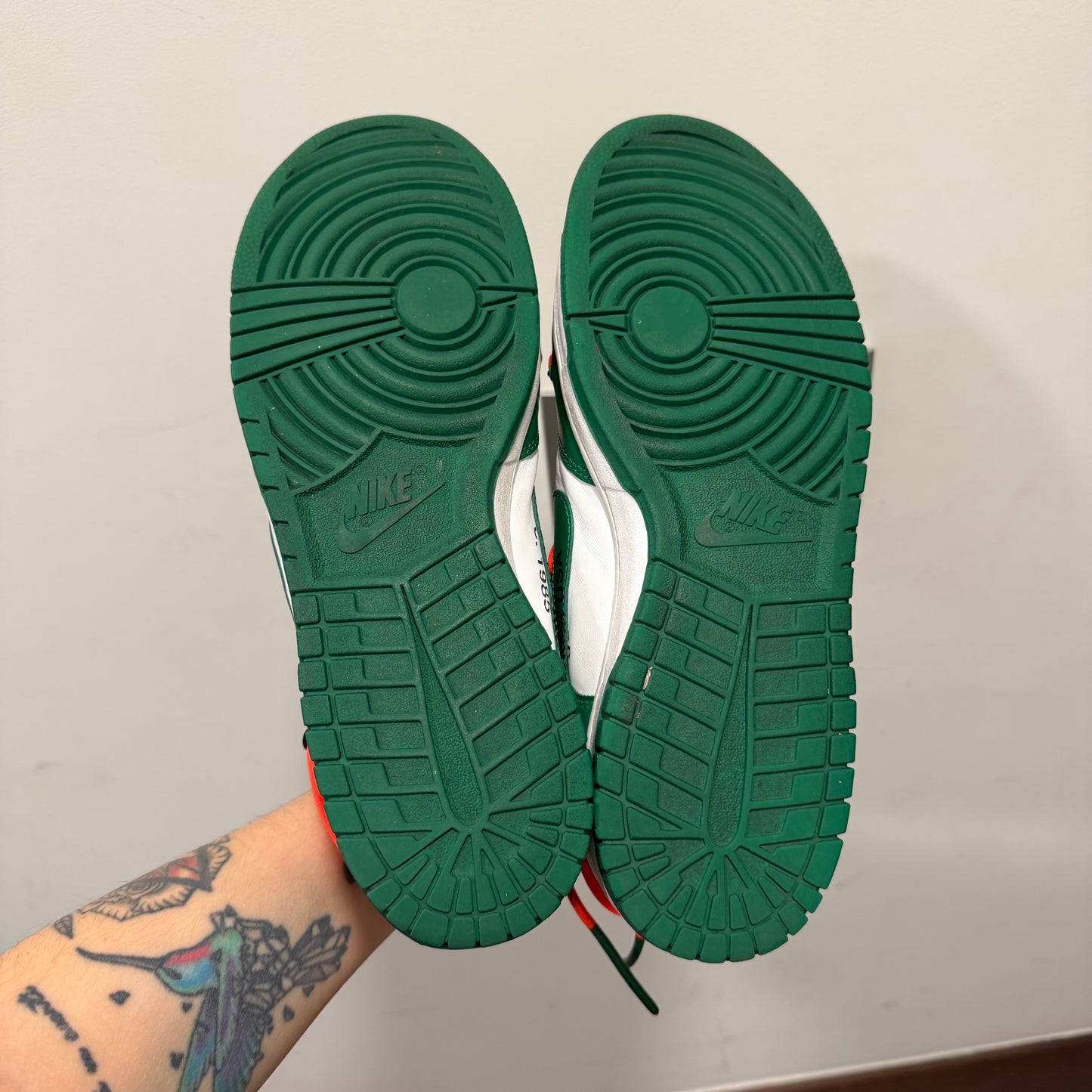 Nike Dunk Low Off-White Pine Green (USADA)