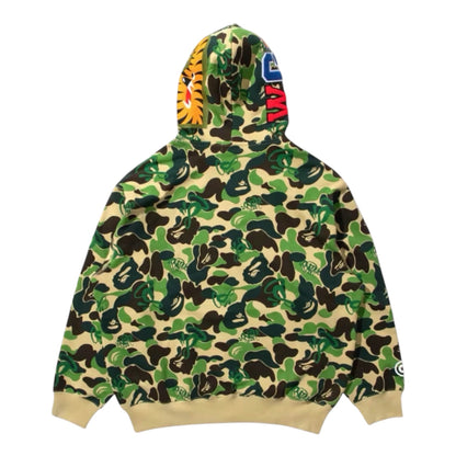 Zip Hoodie Bape x Spotify x Central Cee Camo Shark Full Green