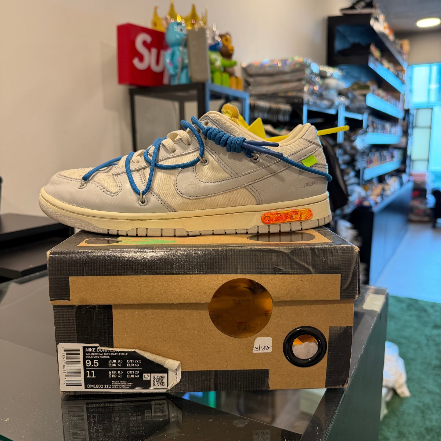 Nike Dunk Low Off-White Lot 10 (USADA)