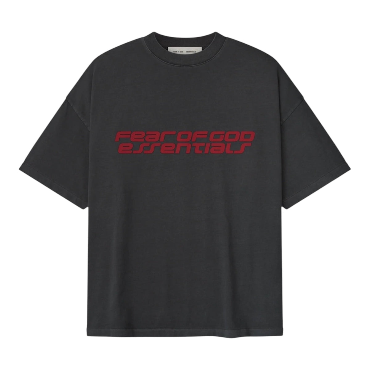 Fear of God Essentials 90s Grey/Red Tee