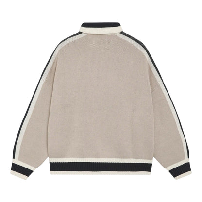 Eme Studios Echellor Off Sand Zipper Knit