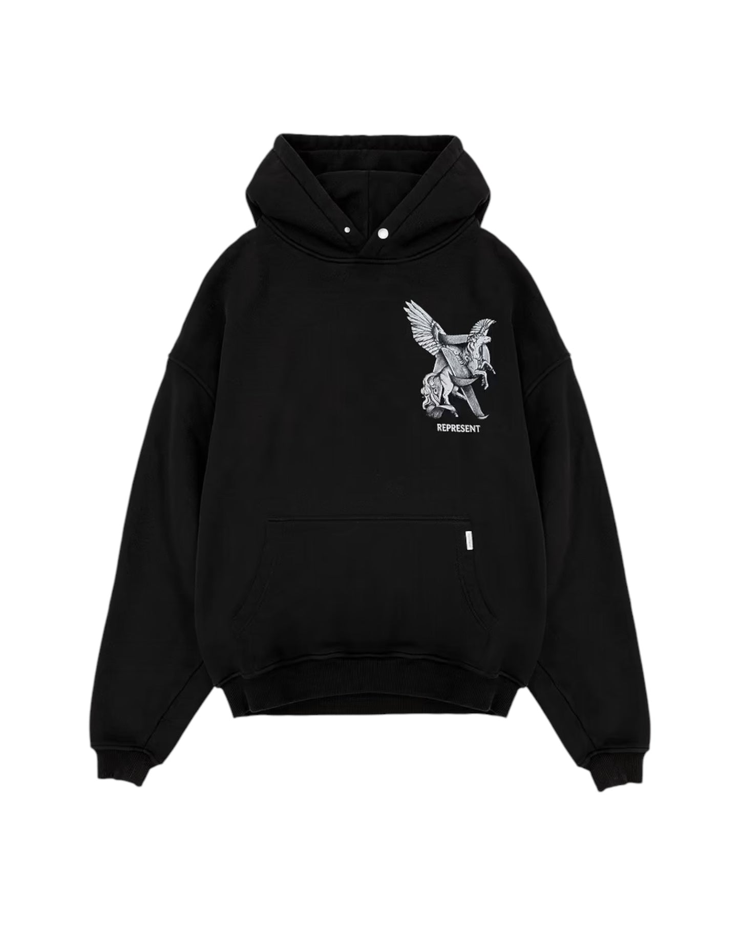 Represent Elegance In Motion Hoodie - Jet Black