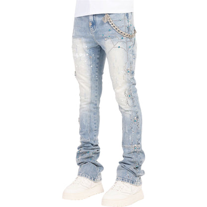 Denim Guapi Aqua Blue Spider