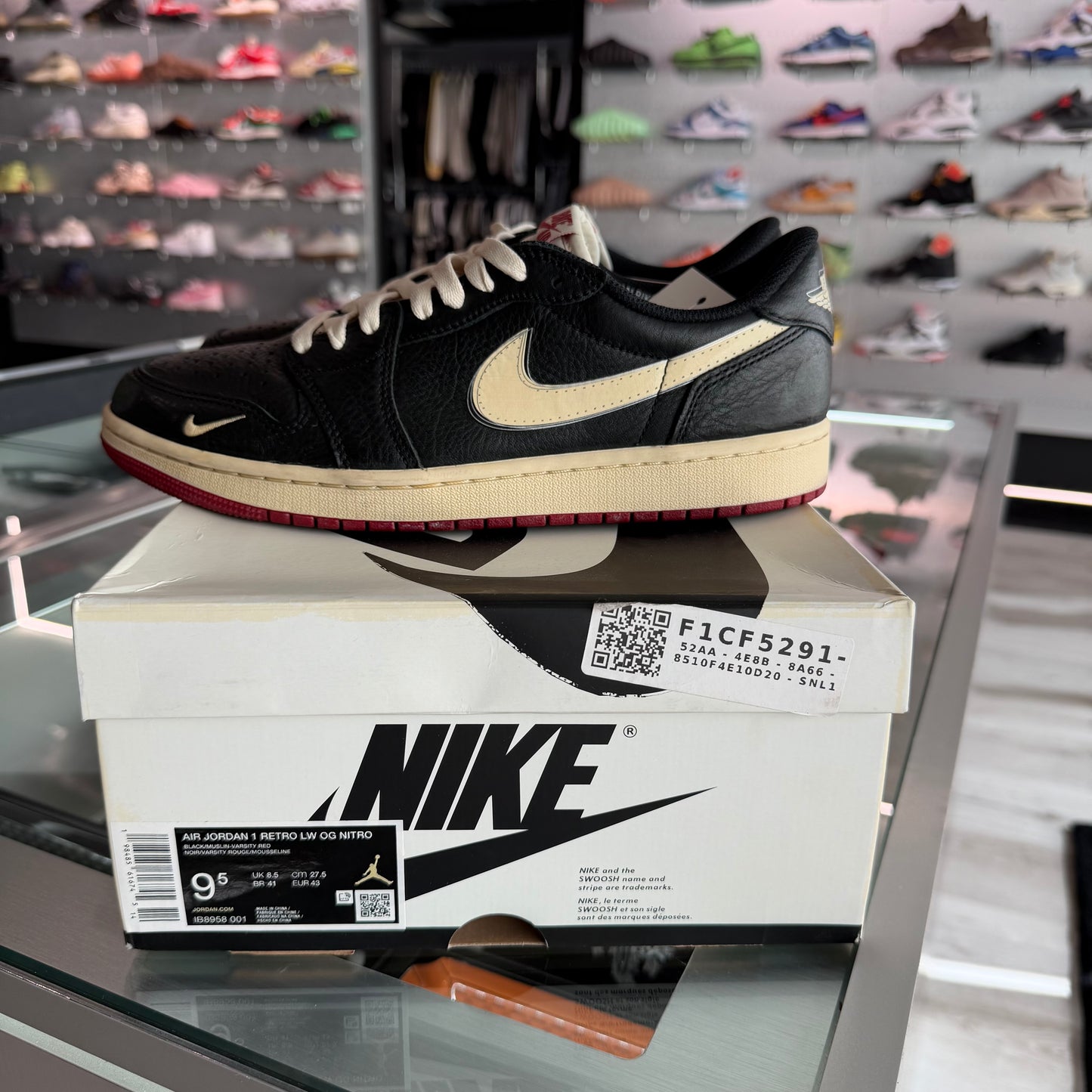 Jordan 1 Retro Low OG Nigel Sylvester Better White Time (USADA)