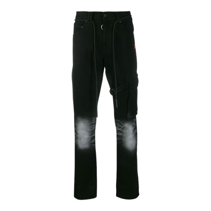 Off-White Blench Denim Jeans Black