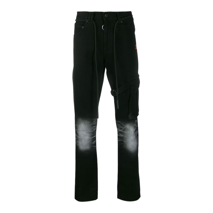 Off-White Blench Denim Jeans Black