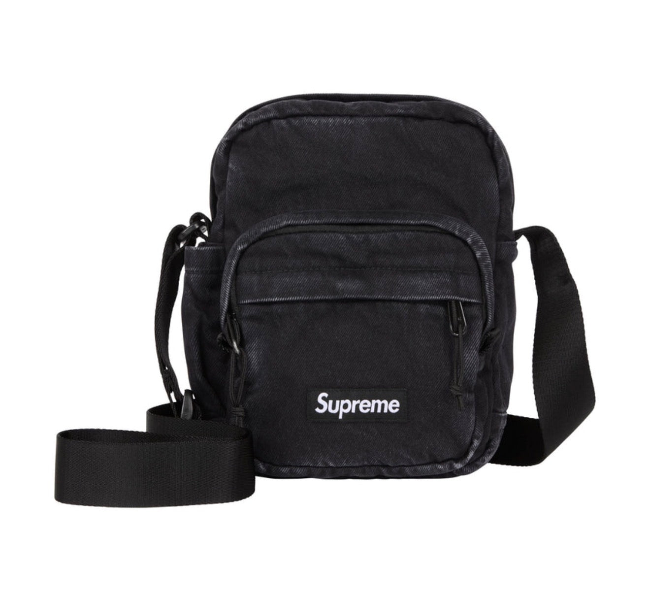Supreme Denim Shoulder Bag Black